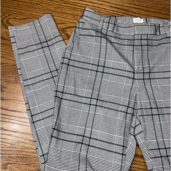Laundry By Shelli Segal Gray Plaid Skinny Pants - Picture 3 of 12